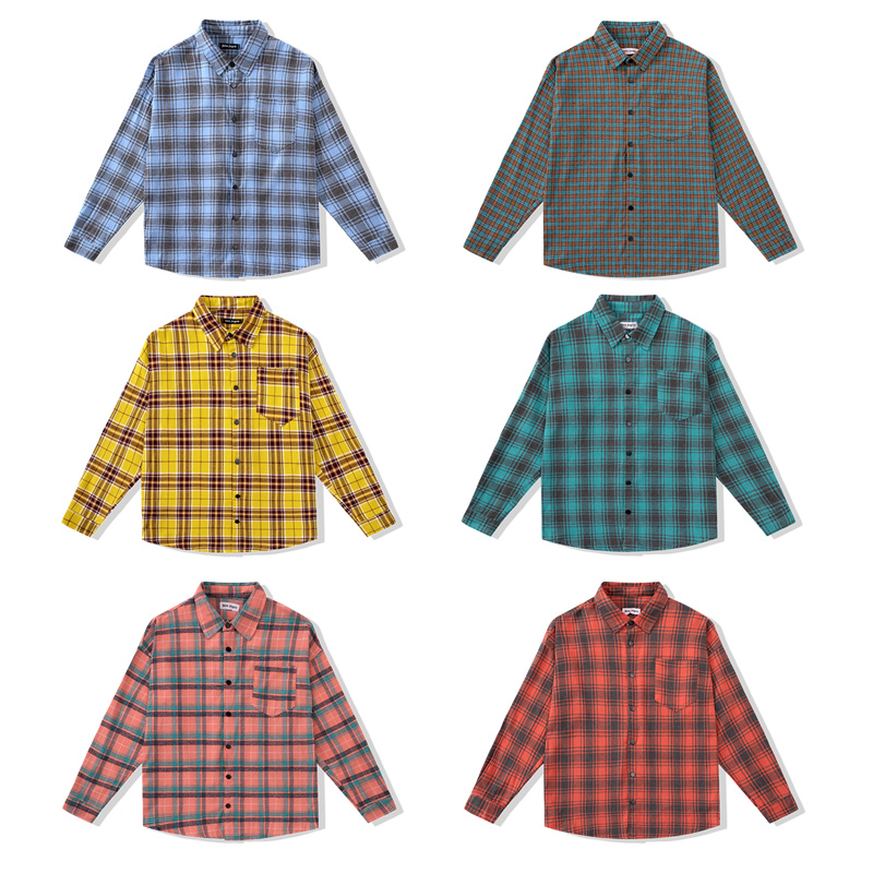 Mens Lattice Plaid Shirts Designer Women Top Color classic All-match quality blouse Long Sleeve Slim Fit Casual clothing Long-sleeved Normal Size, Pm
Mens Lattice Plaid Shirts Designer Women Top Color classic All-match quality blouse Long Sleeve Slim Fit Casual clothing Long-sleeved Normal Size, Pm