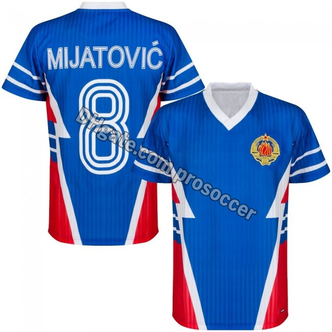 Retro Yugoslavia 1990 Soccer Jerseys Stojkovic Savicevic Mijatovic Vintage Jugoslavija Shirt Classic Kit, 1990 home
Retro Yugoslavia 1990 Soccer Jerseys Stojkovic Savicevic Mijatovic Vintage Jugoslavija Shirt Classic Kit, 1990 home