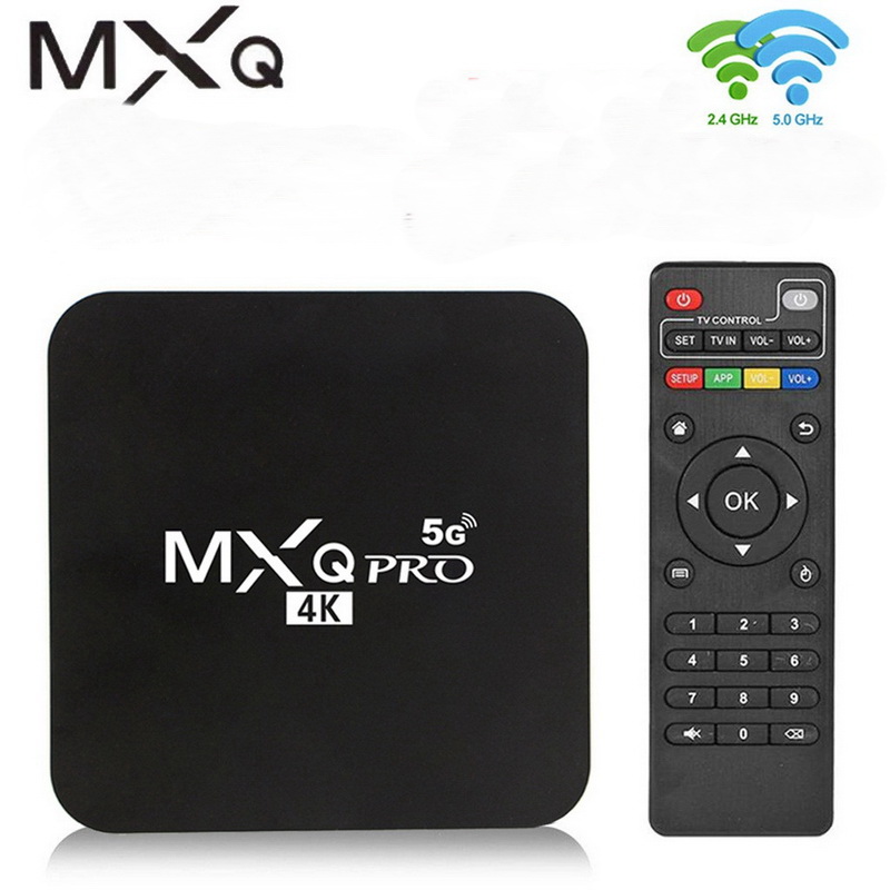 MXQ PRO 5G wifi TV BOX Quad Core Android 10 Smart TVBox 1GB 8GB Media Player Cheaper than X96Q
MXQ PRO 5G wifi TV BOX Quad Core Android 10 Smart TVBox 1GB 8GB Media Player Cheaper than X96Q