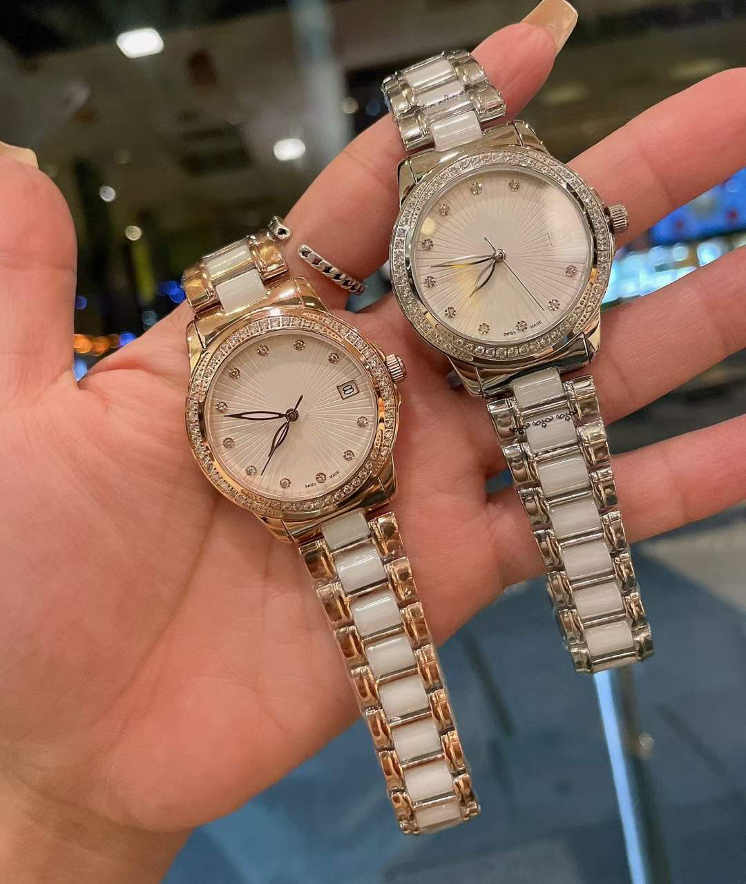 50%off 30mm Automatic Mechanical Mens Watches Bezel Stainless Steel Women Diamond Watch Waterproof Luminous Wristwatches Y11042, Only extra shipping cost
50%off 30mm Automatic Mechanical Mens Watches Bezel Stainless Steel Women Diamond Watch Waterproof Luminous Wristwatches Y11042, Only extra shipping cost