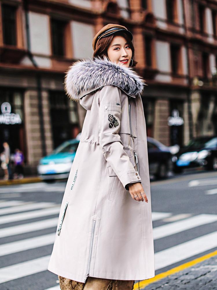 Women's Fur & Faux 2021 Winter Jacket Liner Parka Women Real Coat Female Raccoon Collar Long Jackets MY4181, Gray
Women's Fur & Faux 2021 Winter Jacket Liner Parka Women Real Coat Female Raccoon Collar Long Jackets MY4181, Gray