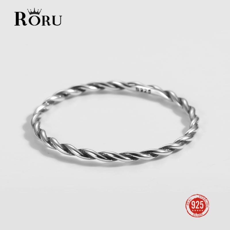 Cluster Rings Sterling Silver 925 Twisted Rope Thin Oxidized Ring Trendy Simple Fine Jewelry For Women Gift, Golden;silver
Cluster Rings Sterling Silver 925 Twisted Rope Thin Oxidized Ring Trendy Simple Fine Jewelry For Women Gift, Golden;silver
