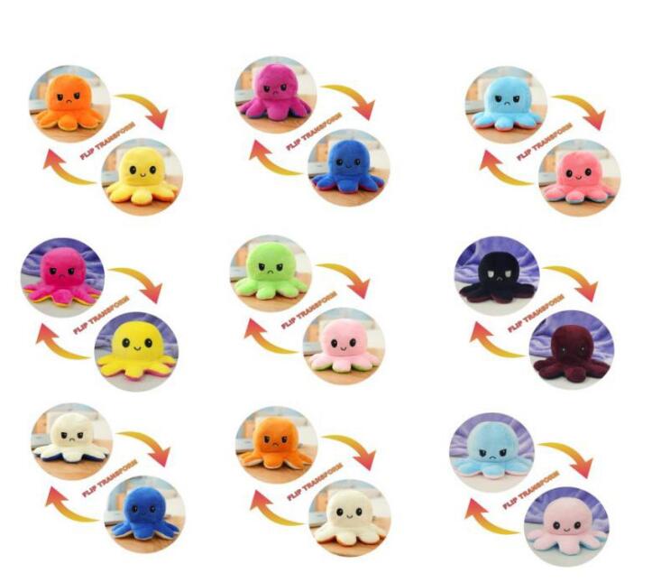 Creative Reversible Collectable Flip Octopus Doll Cute Mood Double-sided Stuffed Animals Pillow For Children Gift Baby Toys 2021
Creative Reversible Collectable Flip Octopus Doll Cute Mood Double-sided Stuffed Animals Pillow For Children Gift Baby Toys 2021