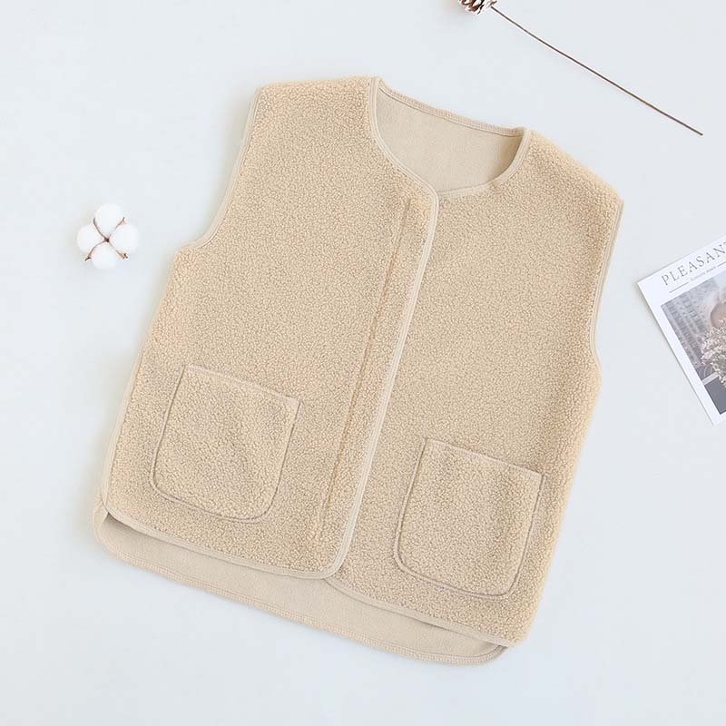 Autumn Winter Faux Fur Vest Ladies Warm Thick Sleeveless Jacket Vests For Women Teddy Bear Waistcoat Women, Tan;black
Autumn Winter Faux Fur Vest Ladies Warm Thick Sleeveless Jacket Vests For Women Teddy Bear Waistcoat Women, Tan;black