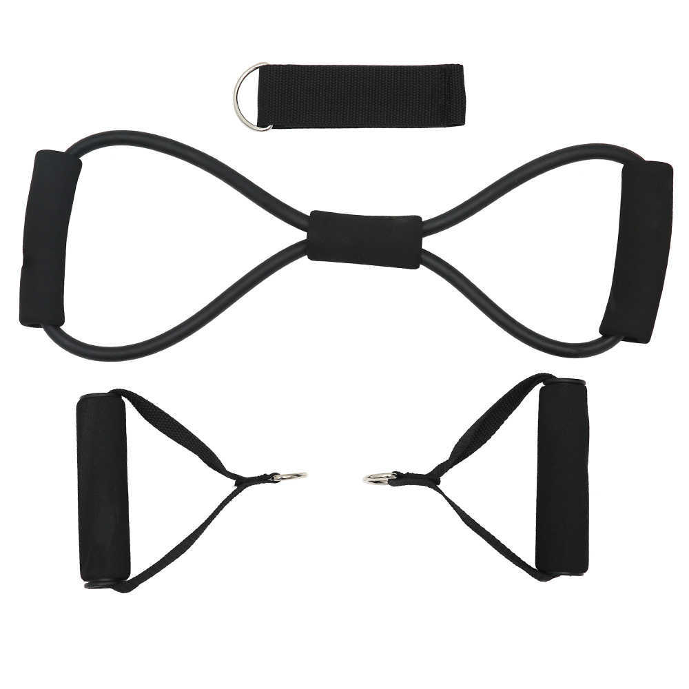 11/12pcs Fitness Pull Rope 8 Shaped Elastic Rubber Loops Latex Strength Gym Equipment Resistance Band Training Exercise 210624