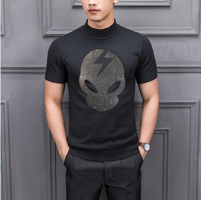 Autumn Winter Short Sleeve Rhinestones Male Sweater Boy Loose Pullover Men Slim Thin Casual Knitwear Knitted Oversized, Lavender
Autumn Winter Short Sleeve Rhinestones Male Sweater Boy Loose Pullover Men Slim Thin Casual Knitwear Knitted Oversized, Lavender