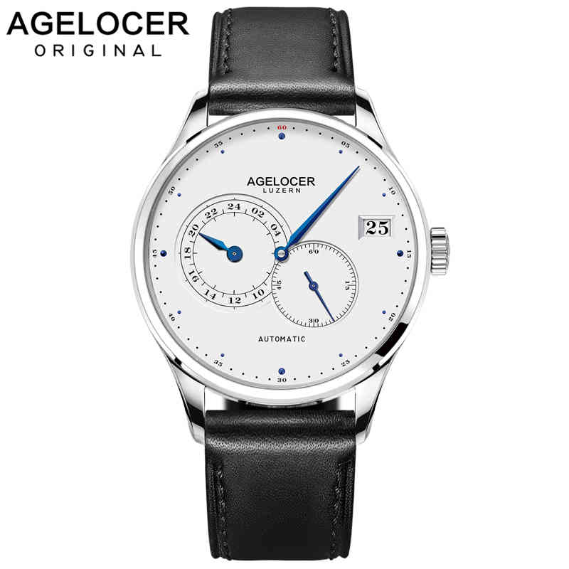 AGELOCER New Luxury Brand Mechanical Watches Business Men Watch Self-Wind Automatic Fashion Waterproof 50m Wristwatch, 5101a1
AGELOCER New Luxury Brand Mechanical Watches Business Men Watch Self-Wind Automatic Fashion Waterproof 50m Wristwatch, 5101a1