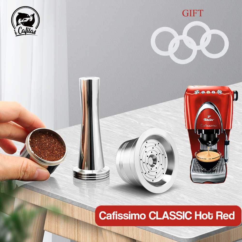 Reusable Refill Coffee Capsule for Tchibo Cafissimo & K fee ALDI Expressi coffee Maker Machine Stainless Steel Metal Filter Pod 210607
Reusable Refill Coffee Capsule for Tchibo Cafissimo & K fee ALDI Expressi coffee Maker Machine Stainless Steel Metal Filter Pod 210607