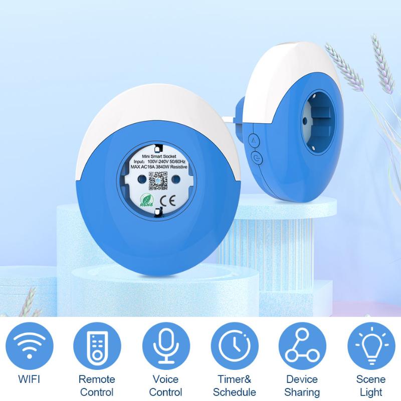 Night Lights 220V Tuya Smart Socket 15A WiFi EU Plug RGB Light Monitor Outlet Socketes Color Changing Compatible Google Home Alexa
Night Lights 220V Tuya Smart Socket 15A WiFi EU Plug RGB Light Monitor Outlet Socketes Color Changing Compatible Google Home Alexa
