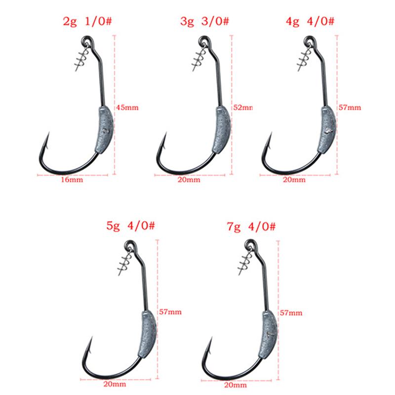 Fishing Hooks Weighted Barbed Jig With Twistlock Drop S Swimbait Bait Fish Hook For Soft Plastics 3 Sizes ASD88
Fishing Hooks Weighted Barbed Jig With Twistlock Drop S Swimbait Bait Fish Hook For Soft Plastics 3 Sizes ASD88