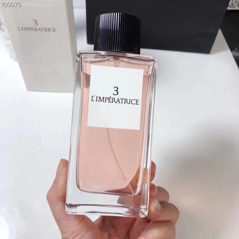 Perfumes pour femme parfum limberatrice 3 notes de floral aquatiques en verre en bouteille de parfum en verre 100 ml de bouteille charmante EDT a