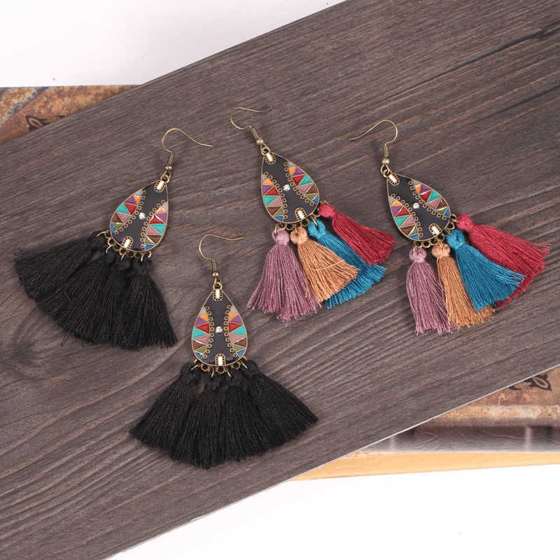 earring bohemian tassel color oil earrings water drop shape national demeanor fake super temperament earrings, Golden
earring bohemian tassel color oil earrings water drop shape national demeanor fake super temperament earrings, Golden