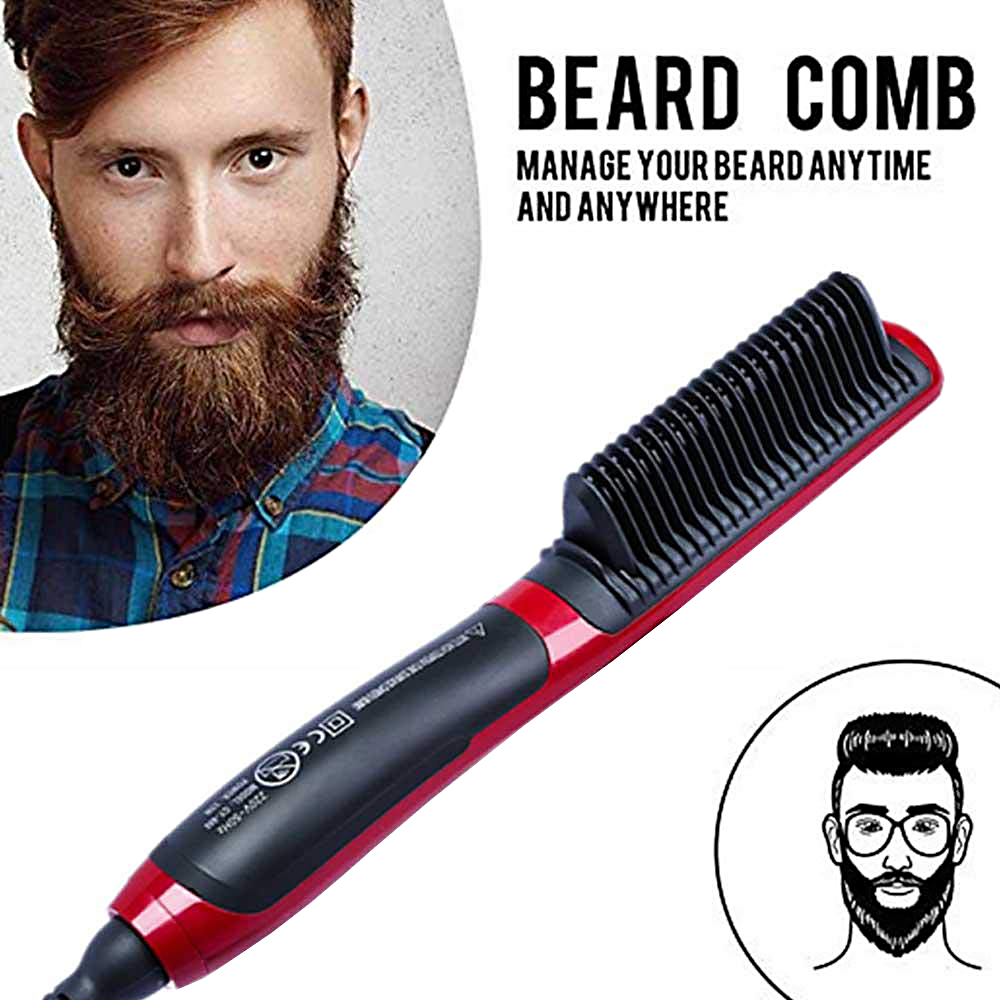 Multifunctional Beard Hair Straightener Styler Brush Heat Hair Ceramic Curler Electric Straightener Hot Comb Hair Care Machine
Multifunctional Beard Hair Straightener Styler Brush Heat Hair Ceramic Curler Electric Straightener Hot Comb Hair Care Machine