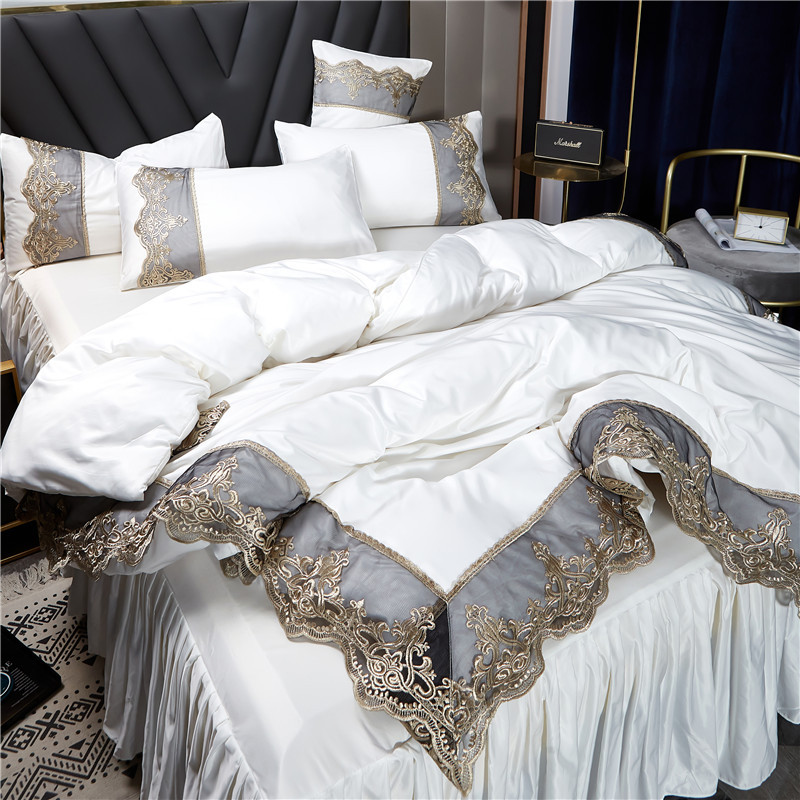 2021 white bedding sets cover lace edge bed comforters sets pillow cases luxury king size bedding sets home decoration 738 R2, Color you want
2021 white bedding sets cover lace edge bed comforters sets pillow cases luxury king size bedding sets home decoration 738 R2, Color you want