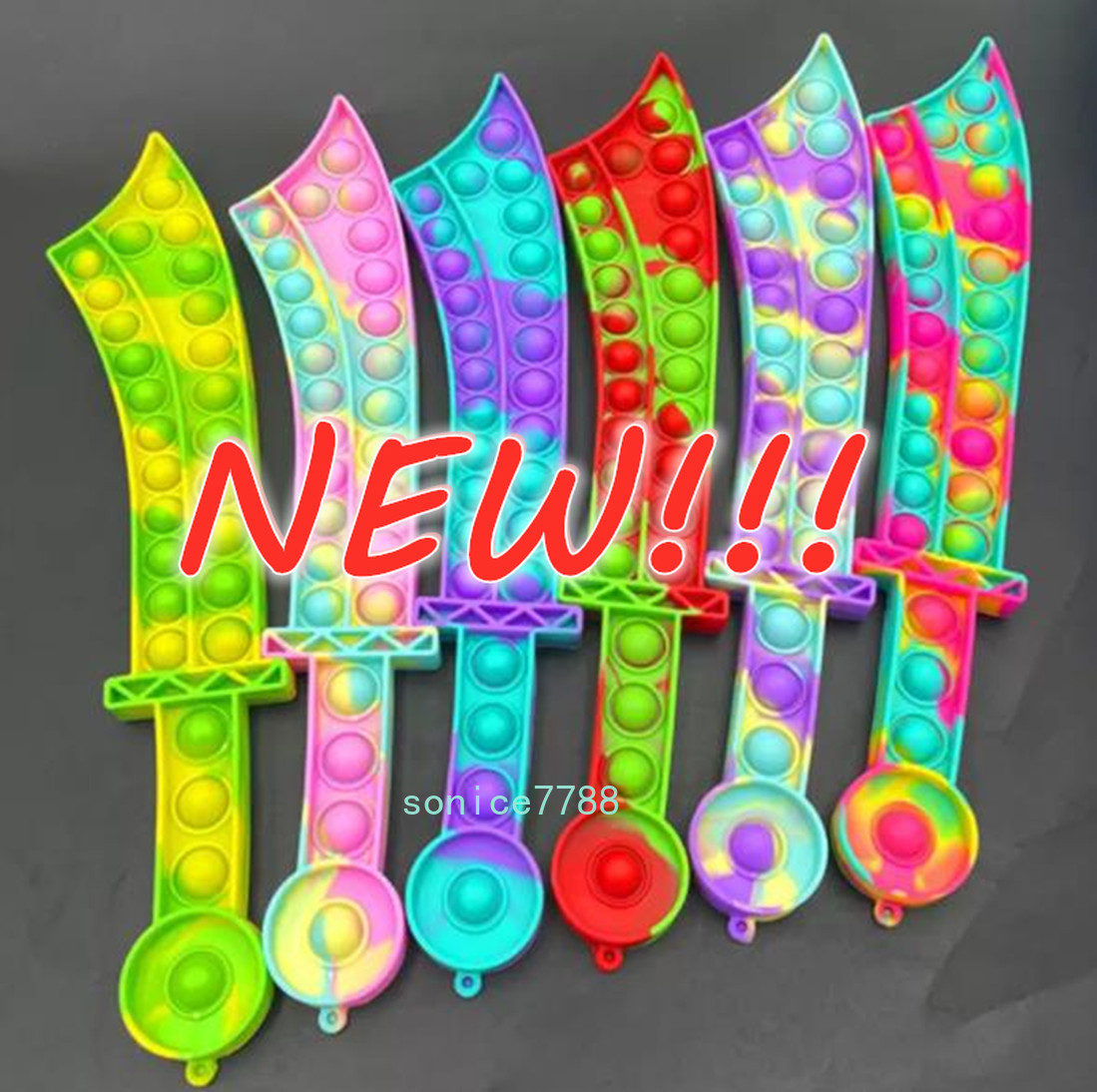 Fidget Toys Push Bubble Katana Sword Shape Party Favor Sensory Puzzles Pop Bubbles Silicone Board Game Educational Stress Relief Decompression Toy Gift
Fidget Toys Push Bubble Katana Sword Shape Party Favor Sensory Puzzles Pop Bubbles Silicone Board Game Educational Stress Relief Decompression Toy Gift