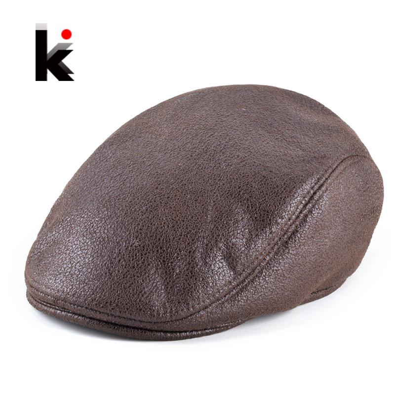Visors Autumn Winter Faux Leather Beret Hats For Women Double Layer Thick Unisex Flat Visor Caps Men Casual Solid Sboy Berets Boina, Blue;gray
Visors Autumn Winter Faux Leather Beret Hats For Women Double Layer Thick Unisex Flat Visor Caps Men Casual Solid Sboy Berets Boina, Blue;gray