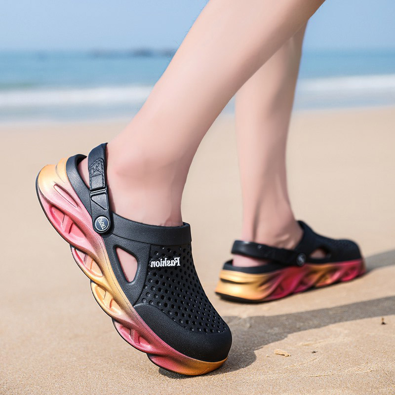 Classic Men Women Trainers Sport Size 44 Cross-border Summer Slippers Thick-soled Beach Shoes Couple Hole Shoe Outdoors Baotou Sandals Code:25LL-7790, 52659
Classic Men Women Trainers Sport Size 44 Cross-border Summer Slippers Thick-soled Beach Shoes Couple Hole Shoe Outdoors Baotou Sandals Code:25LL-7790, 52659