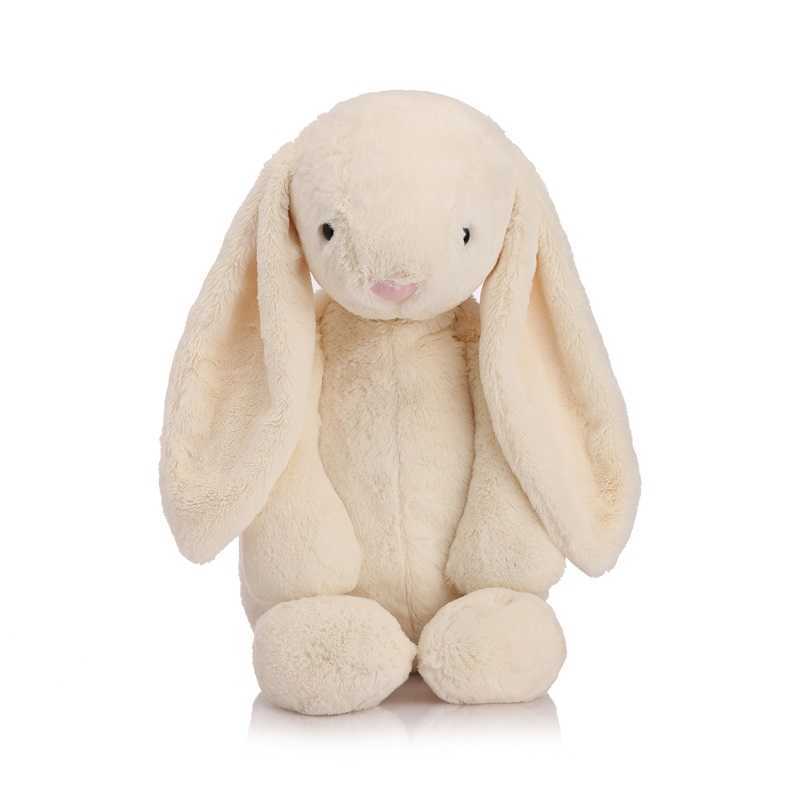 Cartoon Rabbit Doll Soft Long Ears Bunny Appease Toy Kids Cute Plush Stuffed Animal Sleeping Toys For Babies Q0727 S
