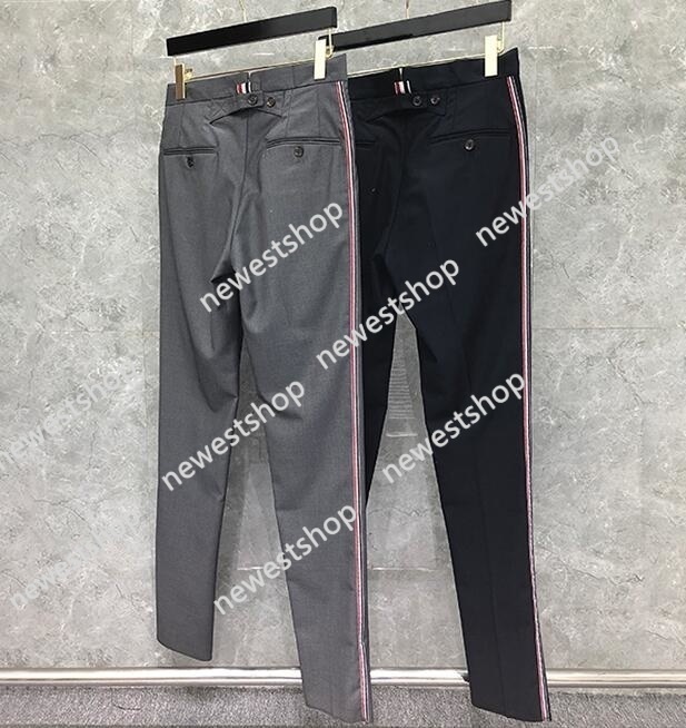 Tb Fashion 2021 Thom Cropped Men Casual Suit Pants Men's Striped Spring and Autumn Formal Trousers, Blue
Tb Fashion 2021 Thom Cropped Men Casual Suit Pants Men's Striped Spring and Autumn Formal Trousers, Blue