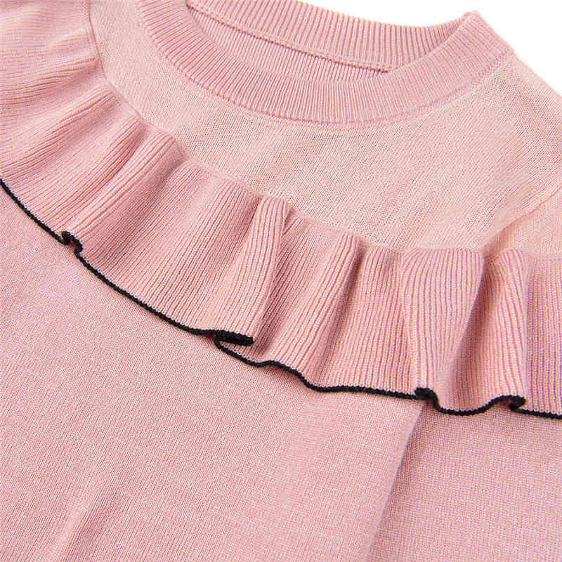 Winter Women Sweater Korean Knitted Warm Tunic Long Sleeve Black Sexy Pullover Casual Lace Mesh Cashmere Jumper 210428