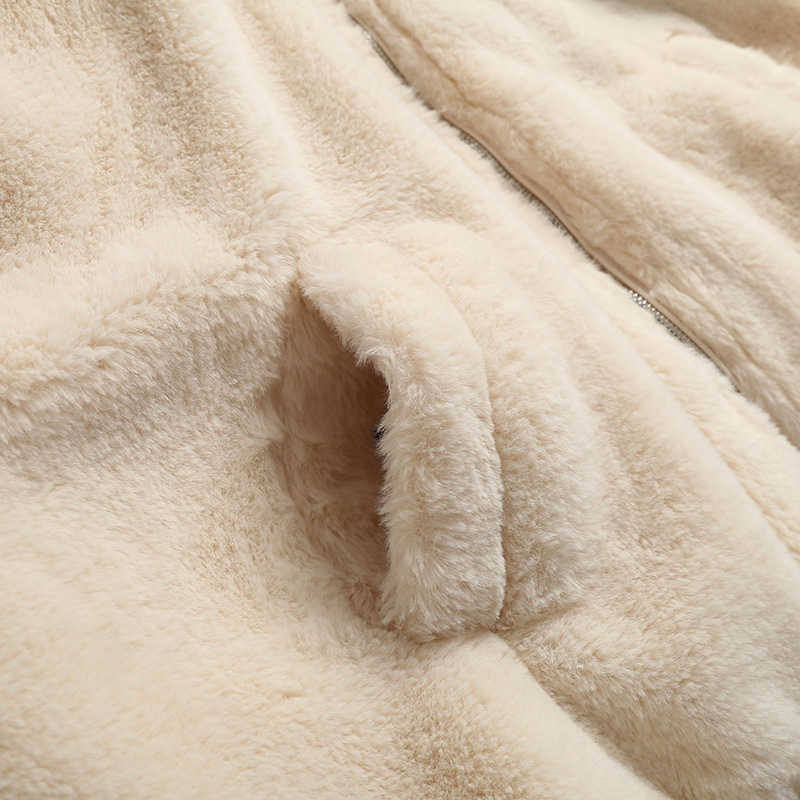 HWLZLTZHT Plus Size Fur Parkas Double-sided Winter Women Jacket Casual Thick Warm Inside Hooded Jackets For Female 211008
