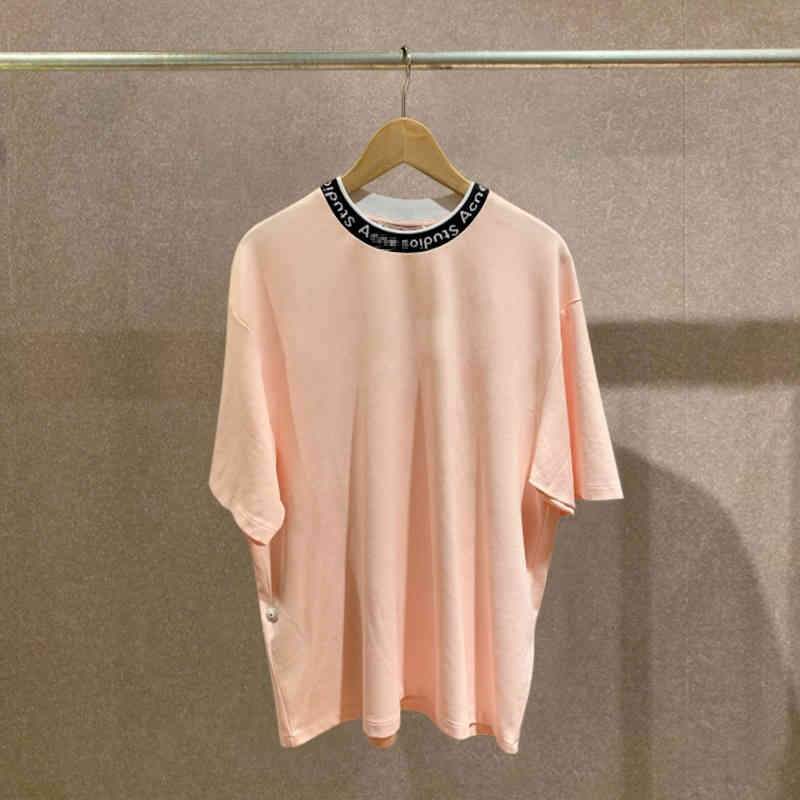 Hip Hop Swedish Minority Summer New Ac Classic Letter Neck Loose Trend Pink Short Sleeve Men's and Women's T-shirt Designer Acne Brand, Black
Hip Hop Swedish Minority Summer New Ac Classic Letter Neck Loose Trend Pink Short Sleeve Men's and Women's T-shirt Designer Acne Brand, Black