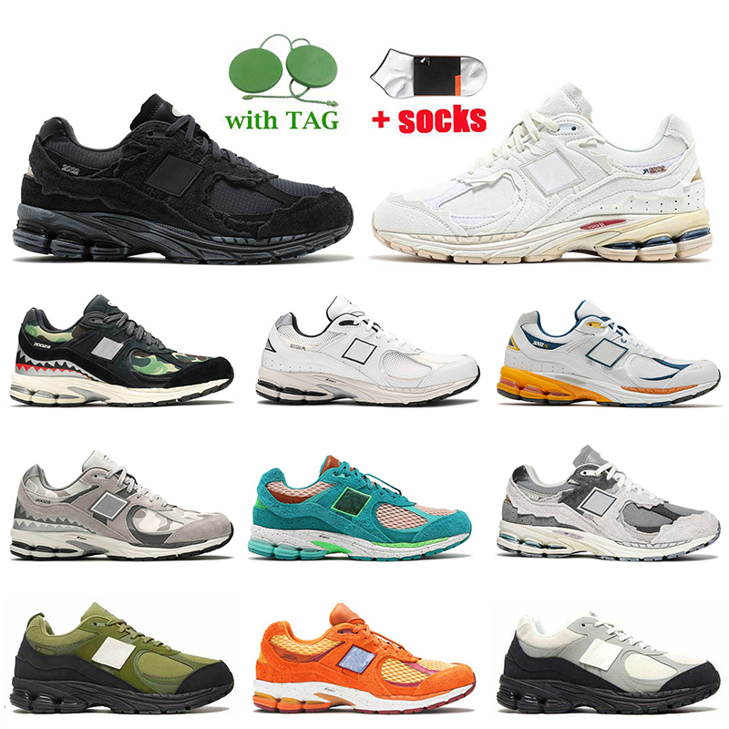 Wholesale Fashion Women Mens Running Shoes 2002R 2002 R With Socks Protection Pack Phantom Sea Salt Black White Rain Cloud Grey Atlas Lemon Haze Trainers Sneakers, C24 bone light aluminum 36-45
Wholesale Fashion Women Mens Running Shoes 2002R 2002 R With Socks Protection Pack Phantom Sea Salt Black White Rain Cloud Grey Atlas Lemon Haze Trainers Sneakers, C24 bone light aluminum 36-45
