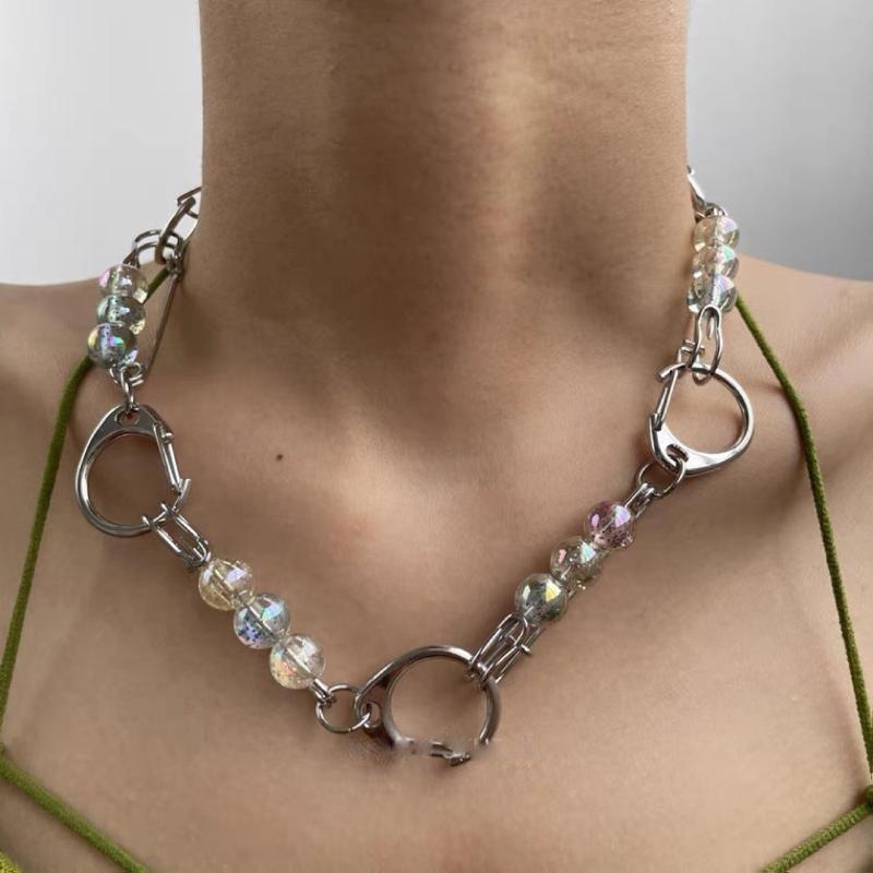 Chokers Minimalist Exquisite Colorful Ball Beads Chains Choker Necklaces For Women Party Wedding Korean Fashion Unique Harajuku Jewelry
Chokers Minimalist Exquisite Colorful Ball Beads Chains Choker Necklaces For Women Party Wedding Korean Fashion Unique Harajuku Jewelry
