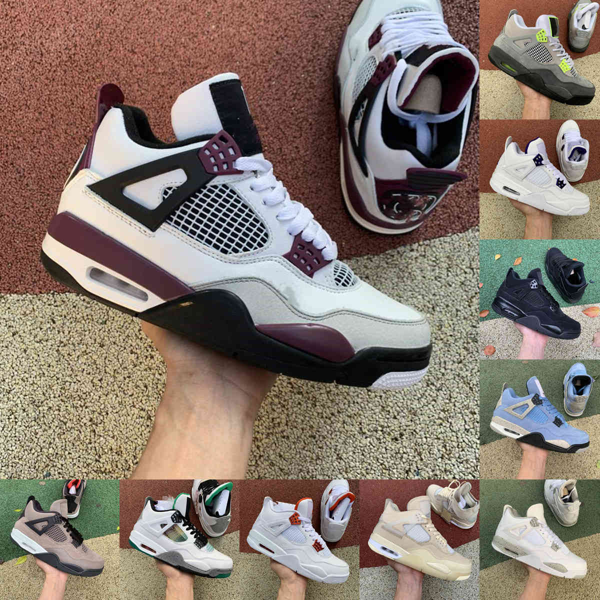 High Jumpman 4 4s men women basketball shoes Lucid Green Rasta Metallic Purple Cat sneakers JORDÁN University Blue White Sail Cool
High Jumpman 4 4s men women basketball shoes Lucid Green Rasta Metallic Purple Cat sneakers JORDÁN University Blue White Sail Cool