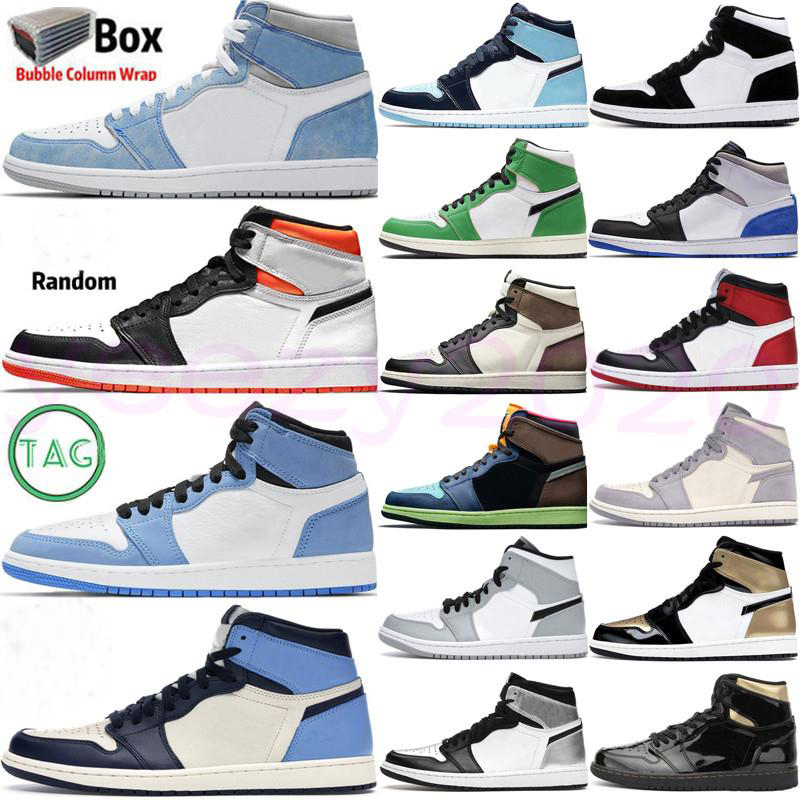 2022 With Box Jumpman High OG 1 1s Mens Basketball Shoes Hyper Royal Obsidian University Blue Electro Orange Lucky Green Pollen UNC Women Sneakers Trainers Size 36-46
2022 With Box Jumpman High OG 1 1s Mens Basketball Shoes Hyper Royal Obsidian University Blue Electro Orange Lucky Green Pollen UNC Women Sneakers Trainers Size 36-46
