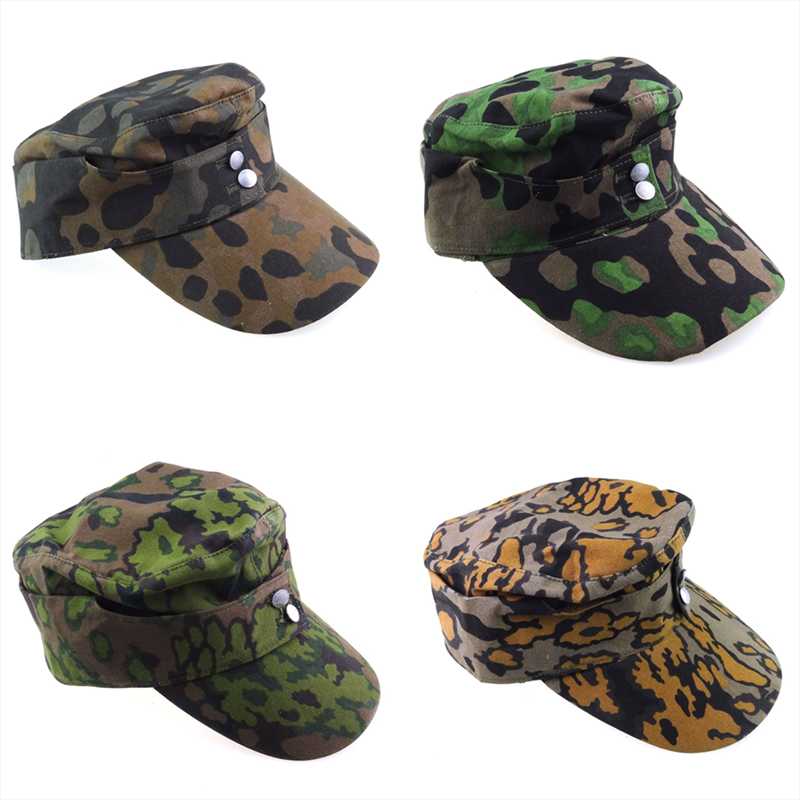 Berets WWII German Elite Army M43 Spring Autumn Oakleaf Plane Tree Camouflage Cotton Cap Hat Size EU 57 58 59 60 61 62, Color 4
Berets WWII German Elite Army M43 Spring Autumn Oakleaf Plane Tree Camouflage Cotton Cap Hat Size EU 57 58 59 60 61 62, Color 4
