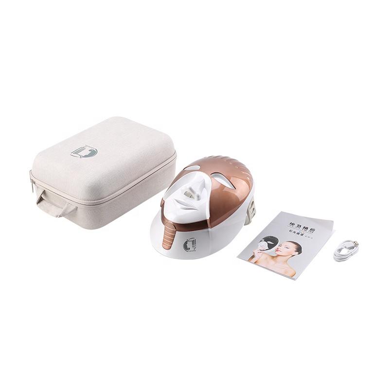7 colors pdt led light therapy beauty machine home use skin rejuvenation mask with neck care for sale