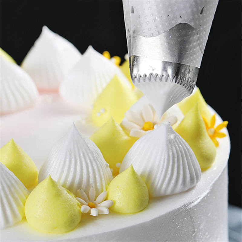 Stainless Steel Pastry Nozzles Square Sphere Icing Piping Nozzles Pastry Cream Tips Flower Torch Pastry Tube Decoration Tools