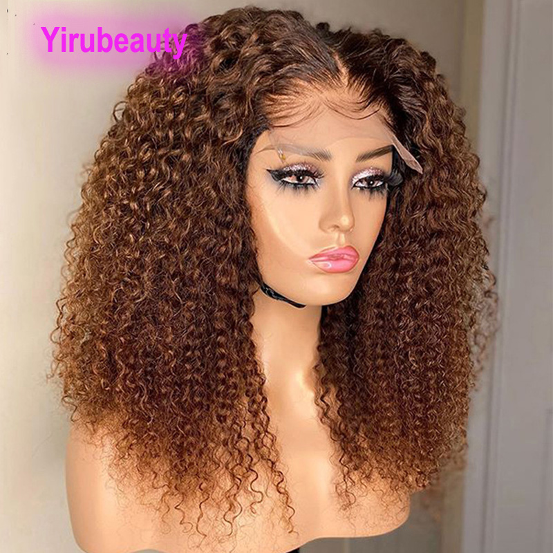 Peruvian Virgin Human Hair 1B/30 Ombre Color Kinky Curly 4X4 Lace Wigs Free Part 10-32inch 150% Density 180% 210%
Peruvian Virgin Human Hair 1B/30 Ombre Color Kinky Curly 4X4 Lace Wigs Free Part 10-32inch 150% Density 180% 210%