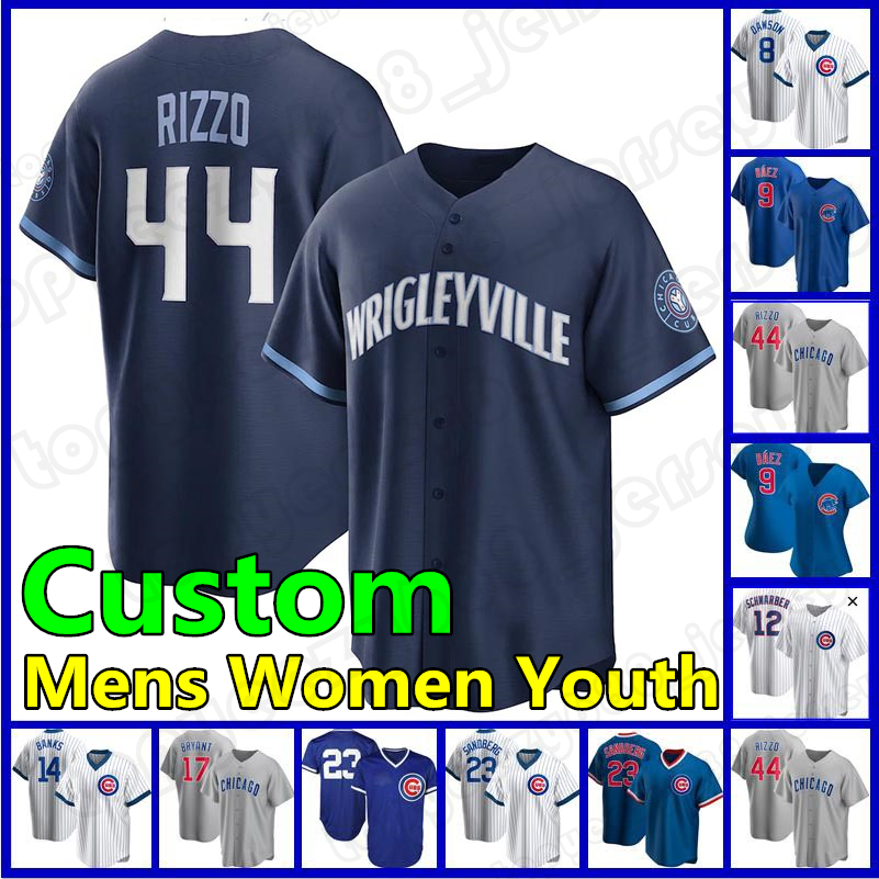 Men Custom Cubs 44 Anthony Rizzo Jersey 9 Javier Baez 17 Kris Bryant Baseball 8 Andre Dawson Women Ernie Banks Ryne Sandberg Youth Heyward, Blue;black
Men Custom Cubs 44 Anthony Rizzo Jersey 9 Javier Baez 17 Kris Bryant Baseball 8 Andre Dawson Women Ernie Banks Ryne Sandberg Youth Heyward, Blue;black