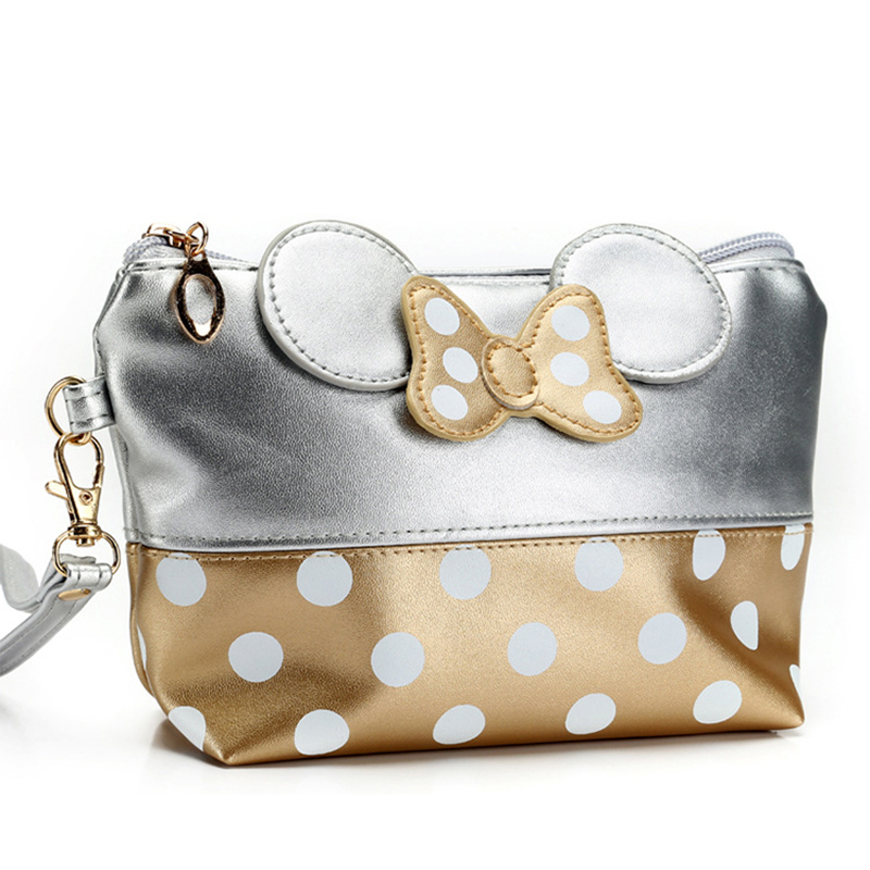 Women Cosmetic Bag Cute Bowknot Mouse Makeup Bags For Travelling 2021 New Pu Leather NO.1 Organizer And Toiletry Use Five Colors Clutch With Zipper Pure Echo, Silver
Women Cosmetic Bag Cute Bowknot Mouse Makeup Bags For Travelling 2021 New Pu Leather NO.1 Organizer And Toiletry Use Five Colors Clutch With Zipper Pure Echo, Silver