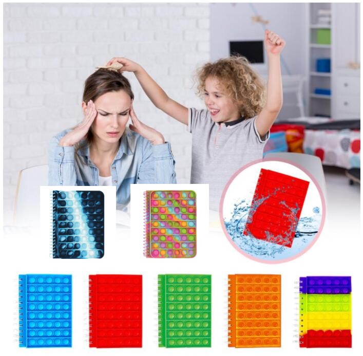 DHL New Notebook A5 Its Favor Push up Finger Bubble Silicone Cover Notepad Student Supplies Decompression Fidget Toys CS03
DHL New Notebook A5 Its Favor Push up Finger Bubble Silicone Cover Notepad Student Supplies Decompression Fidget Toys CS03