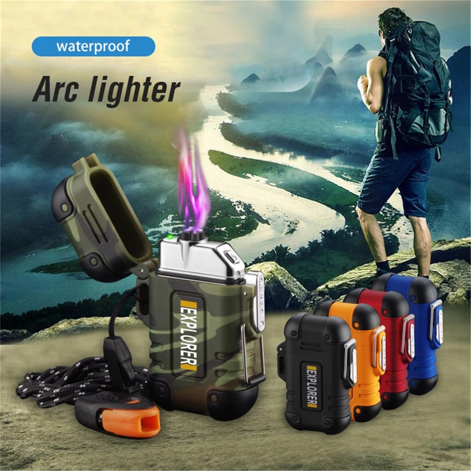 Gas ighter Waterproof USB Pasma ighter Doube Arc For Outdoor Camping Sports Cigarette ighter For Smoking For Man Gift
Gas ighter Waterproof USB Pasma ighter Doube Arc For Outdoor Camping Sports Cigarette ighter For Smoking For Man Gift