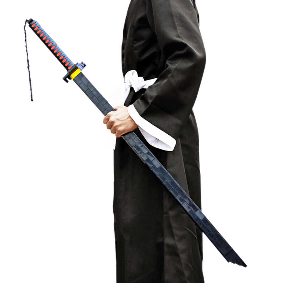 898Pcs City Coseplay Sword Building Blocks BLEACH Kurosaki Ichigo Sky Lock Bleaching Moon Sword Weapon Bricks Toys 135CM Child H0917
898Pcs City Coseplay Sword Building Blocks BLEACH Kurosaki Ichigo Sky Lock Bleaching Moon Sword Weapon Bricks Toys 135CM Child H0917