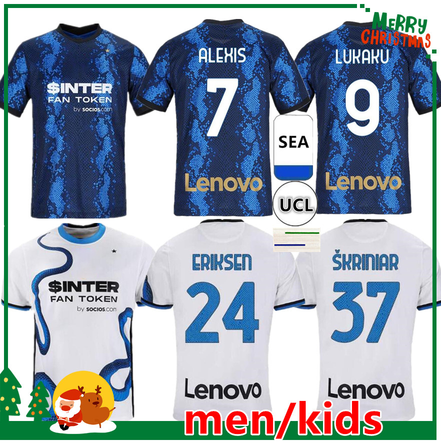 INTER jerseys VIDAL BARELLA MILAN LAUTARO ERIKSEN ALEXIS football shirt 2021 2022 home away uniforms kids kit + men, 21/22 home
INTER jerseys VIDAL BARELLA MILAN LAUTARO ERIKSEN ALEXIS football shirt 2021 2022 home away uniforms kids kit + men, 21/22 home