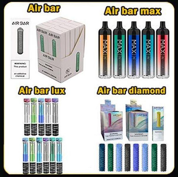 air bar max air bar lux Air bar diamond Device Vape Pen Pre-Filled Pods Cartridge Vapor e Cigarettes Vaporizers Kit
air bar max air bar lux Air bar diamond Device Vape Pen Pre-Filled Pods Cartridge Vapor e Cigarettes Vaporizers Kit