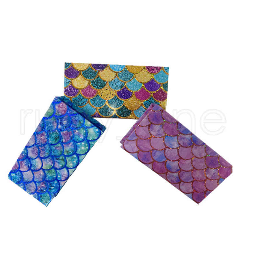 3D Mink Eyelash Package Boxes False Eyelashes Packaging Empty Eyelash Box Case Creative Scale Rectangle Lashes Box Packaging