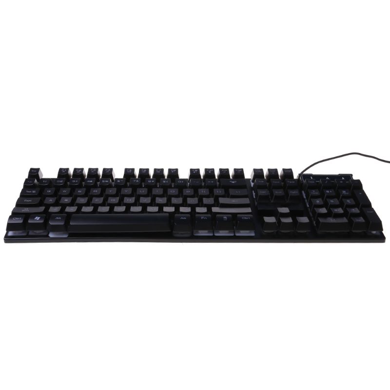 USB Wired Gaming Keyboard 104 Key Mechanical Feeling Gamer Keyboard for Computer Wholesale