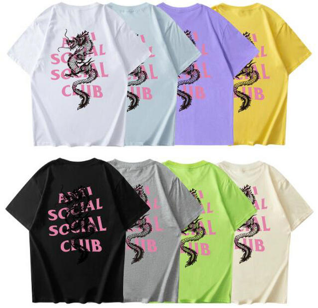 INS Black dragon printed cotton round neck short sleeve T-shirt casual men and women antisocial tee, White;black
INS Black dragon printed cotton round neck short sleeve T-shirt casual men and women antisocial tee, White;black