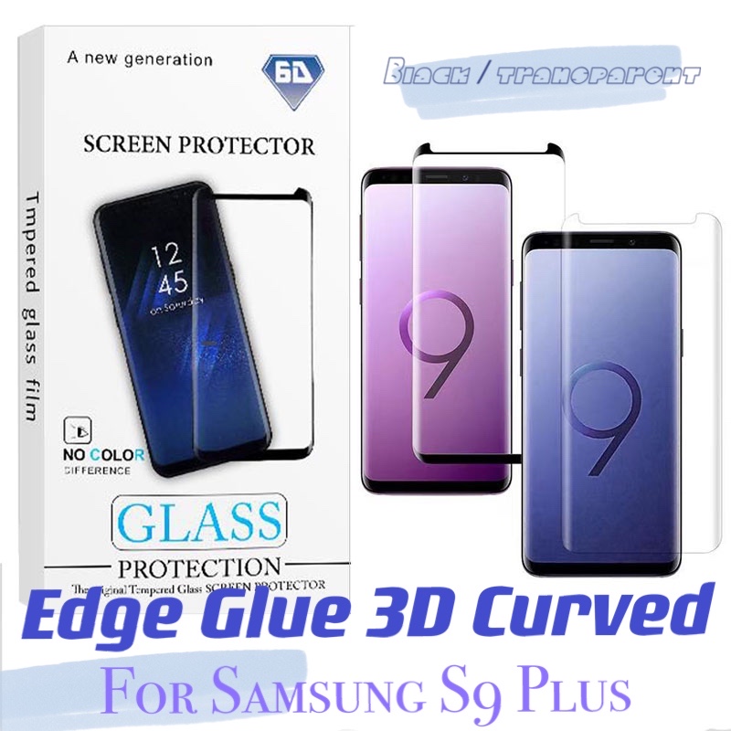 Screen Protector for Samsung Galaxy S9 Note 8 Plus Edge Glue 3D Curved Case Friendly Tempered Glass with Retail Package
Screen Protector for Samsung Galaxy S9 Note 8 Plus Edge Glue 3D Curved Case Friendly Tempered Glass with Retail Package