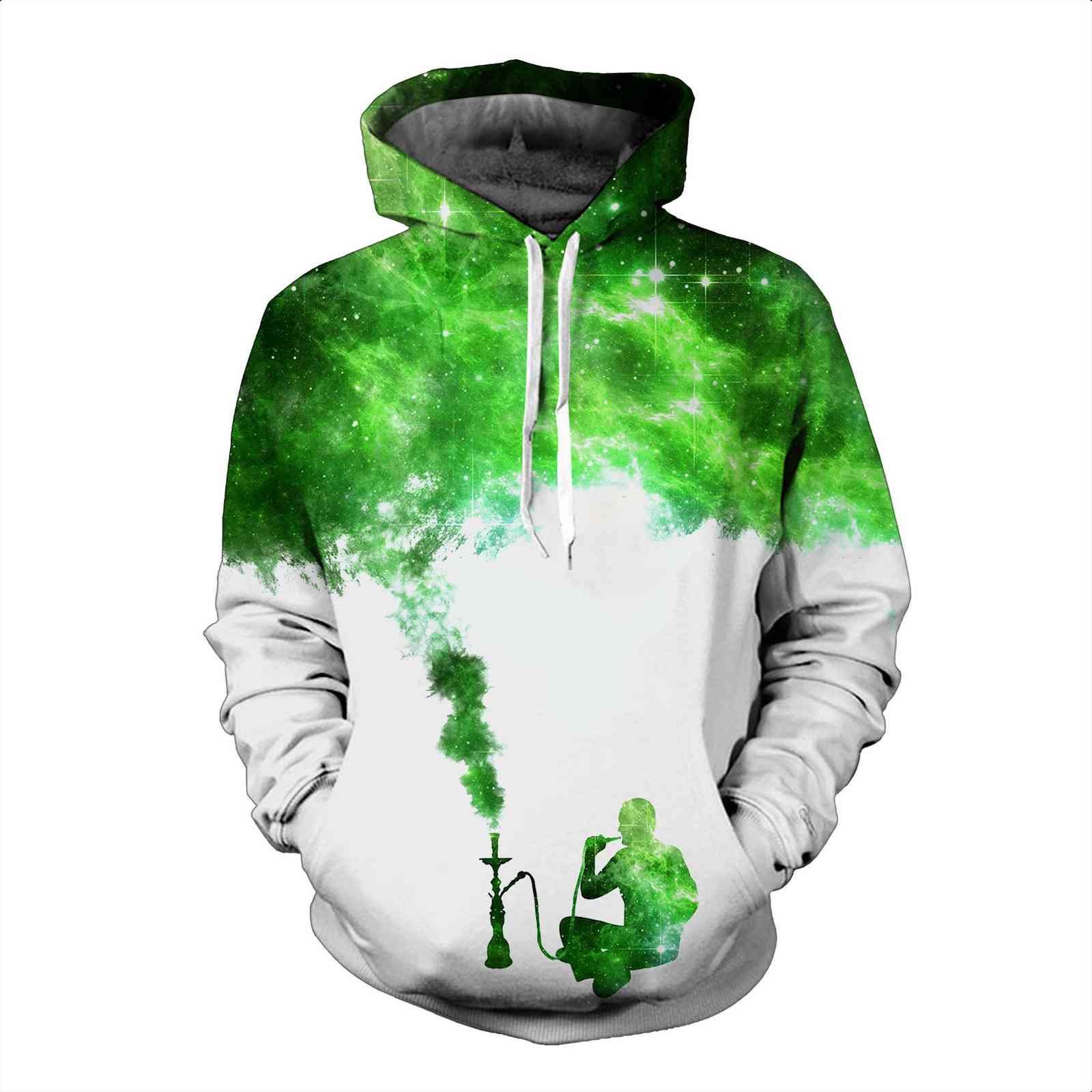 Quality Mens Leisure fashionNew High creative smoke 3D printed Hoodie loose large fat men and women
Quality Mens Leisure fashionNew High creative smoke 3D printed Hoodie loose large fat men and women