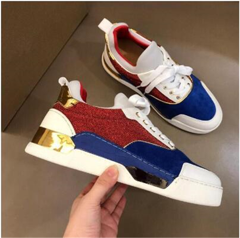 New Fashion Designer Red Bottom Skate Trainers Man Woman Sports Flats Skateboarding RED Sole Sneakers Aurelien Low Casual Shoes, Black
New Fashion Designer Red Bottom Skate Trainers Man Woman Sports Flats Skateboarding RED Sole Sneakers Aurelien Low Casual Shoes, Black