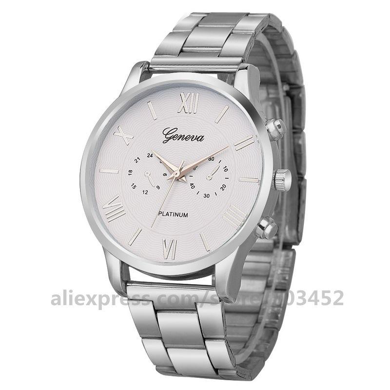 Wristwatches 100pcs/lot Geneva 8995 Watches Men Business Factory Price Wristwatch Stainless Steel Belt Leisure Relogio, Silver black
Wristwatches 100pcs/lot Geneva 8995 Watches Men Business Factory Price Wristwatch Stainless Steel Belt Leisure Relogio, Silver black