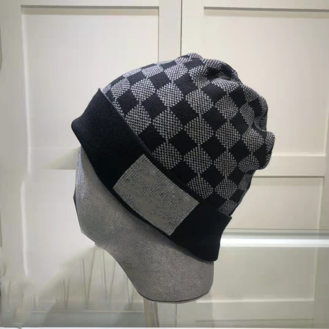 Mens Women Beanie Skull Caps Wool Solid Color Plush Unisex Beanies Keep Warm Winter Thick Male Hat Knits Windproof Slim Style Casual Cap