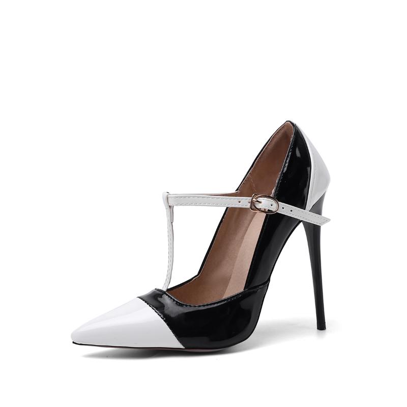 Dress Shoes MKKHOU Single Women Spring Patent Leather Pointed Pumps Toe Color Matching Stiletto 12cmHigh Heels Work Commuter, Black
Dress Shoes MKKHOU Single Women Spring Patent Leather Pointed Pumps Toe Color Matching Stiletto 12cmHigh Heels Work Commuter, Black